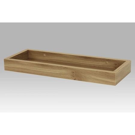 Nástenná polička Dub, 40 cm, 40 cm
