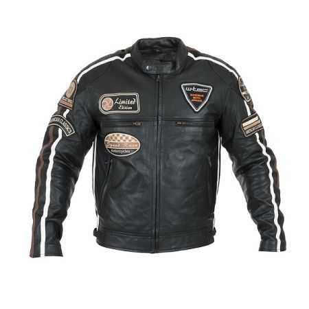 Pánská kožená moto bunda W-TEC Sheawen