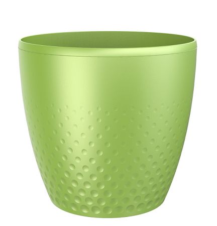 Plastový kvetináč Perla 25 cm, zelená, Plastia