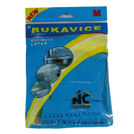 Rukavice upratovacie LATEX, veľ. M