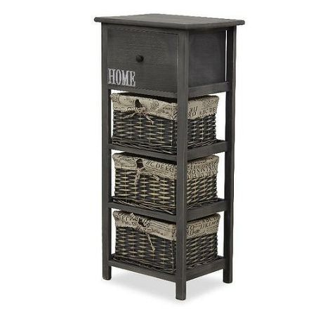 Tempo Kondela Komoda Darkie tmavosivá, 88 cm
