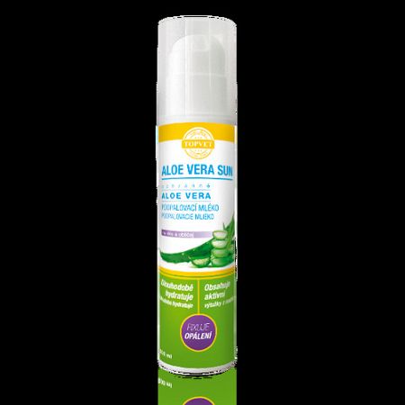 Topvet Aloe Vera Mieko po opalování, 200 ml