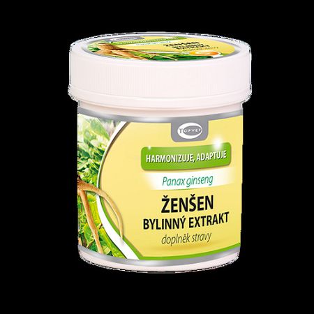 Topvet Bylinný extrakt Ženšen, 60 toboliek