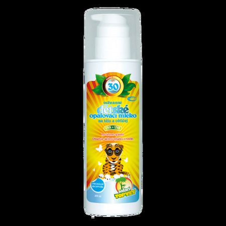Topvet Detské opaľovacie mlieko SPF 30, 200 ml
