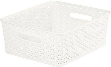 Úložný box RATTAN 'Y' STYLE - S krémovy, Curver