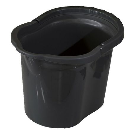 Vedro oválne 11 litrov, sivá