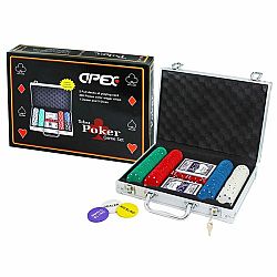 Apex Hra poker deluxe v kufríku, 200 žetónov