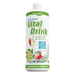 Best Body Nutrition Low Carb Vital Drink 1:80 1000 ml raspberry