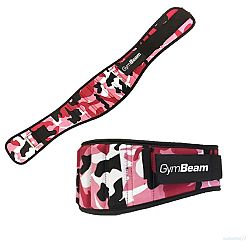 GymBeam Dámsky fitness opasok Pink Camo