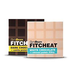 Gymbeam Fitcheat Protein Chocolate Bar 90 g dark chocolate vanilla