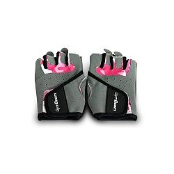 GymBeam Fitness Dámske rukavice Camo Pink pink XS