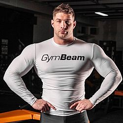 Kompresné tričko Spiro White/Black - Gym Beam L