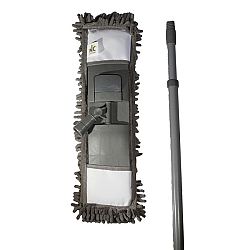 Mop GREY CHENILLE so žinylkovým mikrovláknom 12 x 41 cm a s teleskopickou tyčou 68-120 cm