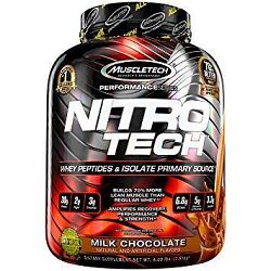 Proteín Nitro-Tech Performance - MuscleTech 1810 g chocolate chip cookie dough