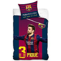 Tip Trade Bavlnené obliečky FC Barcelona Pique, 160 x 200 cm, 70 x 80 cm