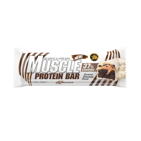 All Stars Muscle Protein Bar 80 g caramel chocolate chunk