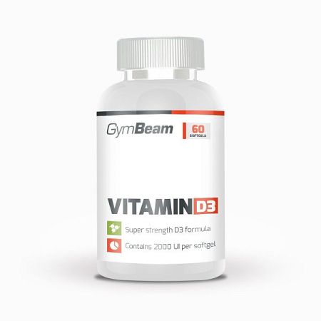 GymBeam Vitamin D3 2000 IU 120 kaps