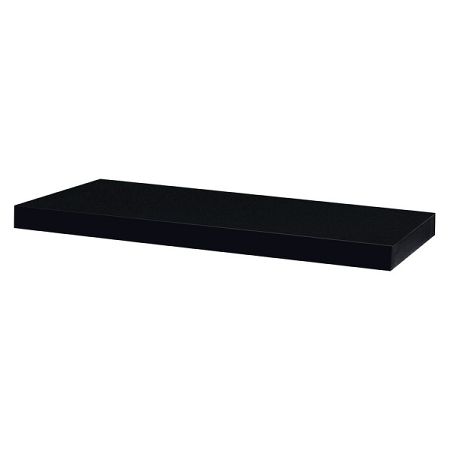 Nástenná polička Shelfy 60 cm, čierna, 60 cm