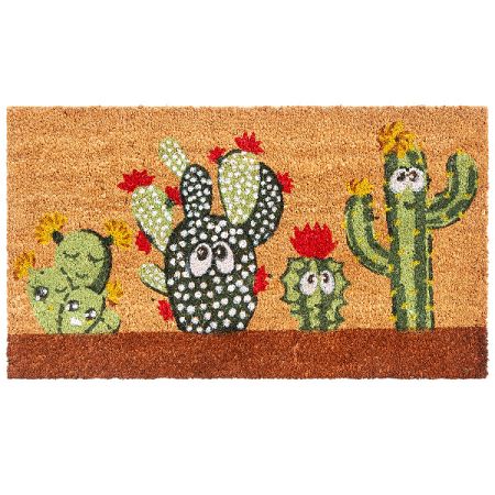 Trade Concept Kokosová rohožka Kaktusy, 40 x 70 cm